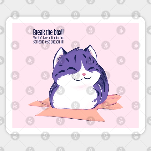 Break the box Sticker by iambirgitte